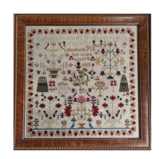 Elizabeth Hughes Sampler 1851